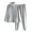 Gray D, variant on Ashirexll Two Piece Sets, Mens Pajamas Set, Fall and Winter Printing Long Sleeve Lapel Sleepwear Set Fashion Casual