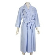 Women's Plus Stripe Wrap Robe