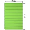 thumbnail image 2 of YSTIANN 6-Pack Lined Sticky Notes (4x6 Inch) - Bright Neon Colored Self-Stick Memo Pads for Office, School & Home - Lined Post-It Notes for Organized Notes & Reminders WJ85-4509, 2 of 6