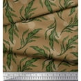 thumbnail image 2 of Soimoi Rayon Fabric Artistic Leaves Printed Fabric 1 Yard 42 Inch Wide, 2 of 3