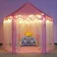 thumbnail image 4 of 1 Pc Artrylin Princess Castle Play Tent for Girls Large Kids Play Tents Hexagon Playhouse Toys for Children Indoor Games (Pink) (Not Include Led Lamps), 4 of 6