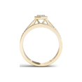 thumbnail image 3 of 1/2 Carat T.W. Diamond Heart-Frame 10kt Yellow Gold Engagement Ring Set, 3 of 5