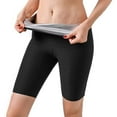 thumbnail image 2 of Pantalones de sauna 2 en 1 para mujer, para hacer ejercicio, para adelgazar, mallas de entrenamiento, pantalones deportivos de sauna, 2 of 10