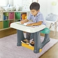 thumbnail image 6 of Dolu Children’s Study Desk Kids Activity Table, Chair, and Footrest, Multicolor, 6 of 12