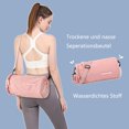 thumbnail image 5 of Classic Solid Color Gym Bag, Lightweight Carryon All-Purpose Gym Bag 2-3 Days Versatile Duffle Bag, 5 of 5