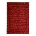 thumbnail image 3 of Unique Loom Tekke Collection Area Rug - Zeravshan (7' 10" x 11' Rectangle Red/Black), 3 of 7