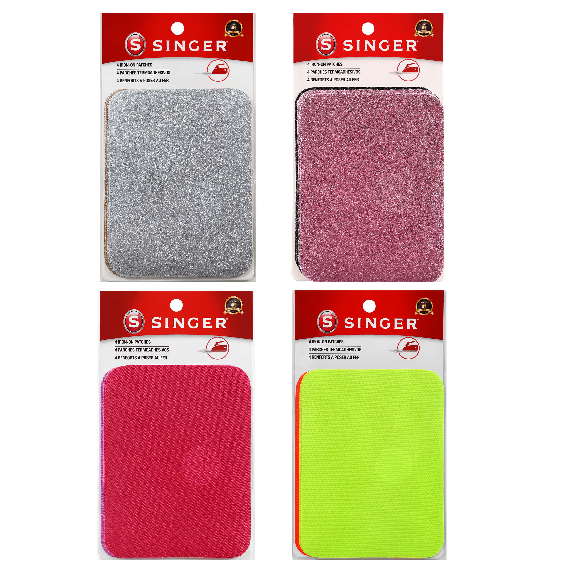 Singer® Iron-On Patches - Red, 4 pk - Harris Teeter
