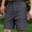 008 Gray, variant on Men's Capri Pants Twill Elastic Below Knee Cargo Shorts with 7 Pockets 3/4 Capri Long Shorts