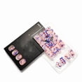 thumbnail image 3 of 4th Of July Independence Day French Tip Press-On Nails, Almond,Red White Blue, Medium, 24 Count,G, 3 of 9