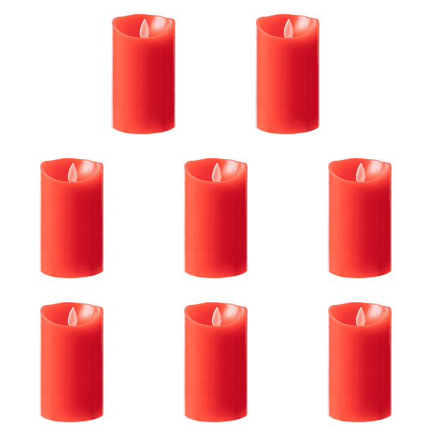 Velas Led Sin Llama Vela Seguridad Ligera para El (aproximadamente 15 Cm)