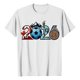 thumbnail image 4 of Women's Football Graphic T-Shirt, Women's Soccer Letter Print Short Sleeve T-Shirt - Casual Summer Neck Top for Sports Fans, Everyday Wear for Soccer Tournament 2026 White Size: L, 4 of 4