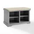 thumbnail image 5 of Bowery Hill Transitional Entryway Storage Bench in Gray Finish, 5 of 14