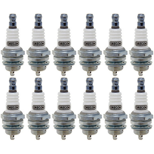 Oregon 12 Pack 77307112PK Spark Plug Bosch WSR5F Champ RCj6Y NGK