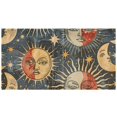 thumbnail image 2 of Sun and Moon Face 3 Ring Binders 1.5 inch Hardcover File Folders with Interior Pockets A4 Size Organizer for School Office Hospital Set of 2, 2 of 8