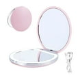 thumbnail image 2 of YiJuHui 1pcs Magnification LED Makeup Mirror with Light, Portable Travel Vanity Mirror, Rechargeable Touch Control, Bright Illumination for Precise Makeup Application, Home & On-the-Go, 2 of 5