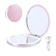 thumbnail image 2 of Espejo de Maquillaje Led Portátil con Aumento 2X | Espejo de Viaje Redondo y Compacto con Soporte Ajustable | Luz Led Transparente para Cejas, Delineador de Ojos y Lentillas de Contacto, Ideal para M, 2 of 5