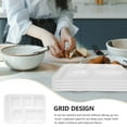 thumbnail image 3 of Miangastore Multi-grid Food Plate Anti-falling Food Plate Simple Style Divided Plate for Breakfast Lunch, 3 of 9