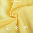 thumbnail image 2 of Ntbay Silky Satin Body Pillowcase for Hair and Skin, Ultra Soft Cozy Long Body Pillow Cover with Zipper Closure, 20" x 54", Yellow, 2 of 5