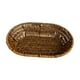 thumbnail image 4 of Cesta de pan ovalada con bandeja organizadora para aperitivos, cesta de almacenamiento de mimbre tejida a mano, cesta de frutas de imitación de ratán 24 cm x 17 cm x 6 cm, 4 of 8