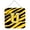 Black Gold, variant on Carolines Treasures  Letter U Initial Tiger Stripe - Black Gold Aluminium Metal Wall Or Door Hanging Prints
