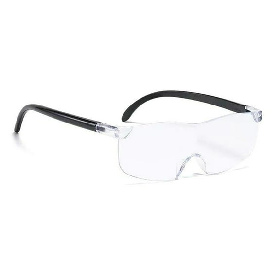 Oversized Frame Magnifier Glasses Blue Light Blocking Lens Comfort For Elderly Book Reading
