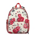 thumbnail image 1 of Floral and Leopard Print Students Backpack - Rustic Farmhouse Style with Watercolor Flower Pattern, Lightweight and Durable for School and Travel, 1 of 3