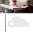 thumbnail image 1 of Nail Art Palette, Prevent Deformation Multifunctional Safe Makeup Mixed Color Board Thick Transparent  For Cosmetic Mixing For Salon, 1 of 8