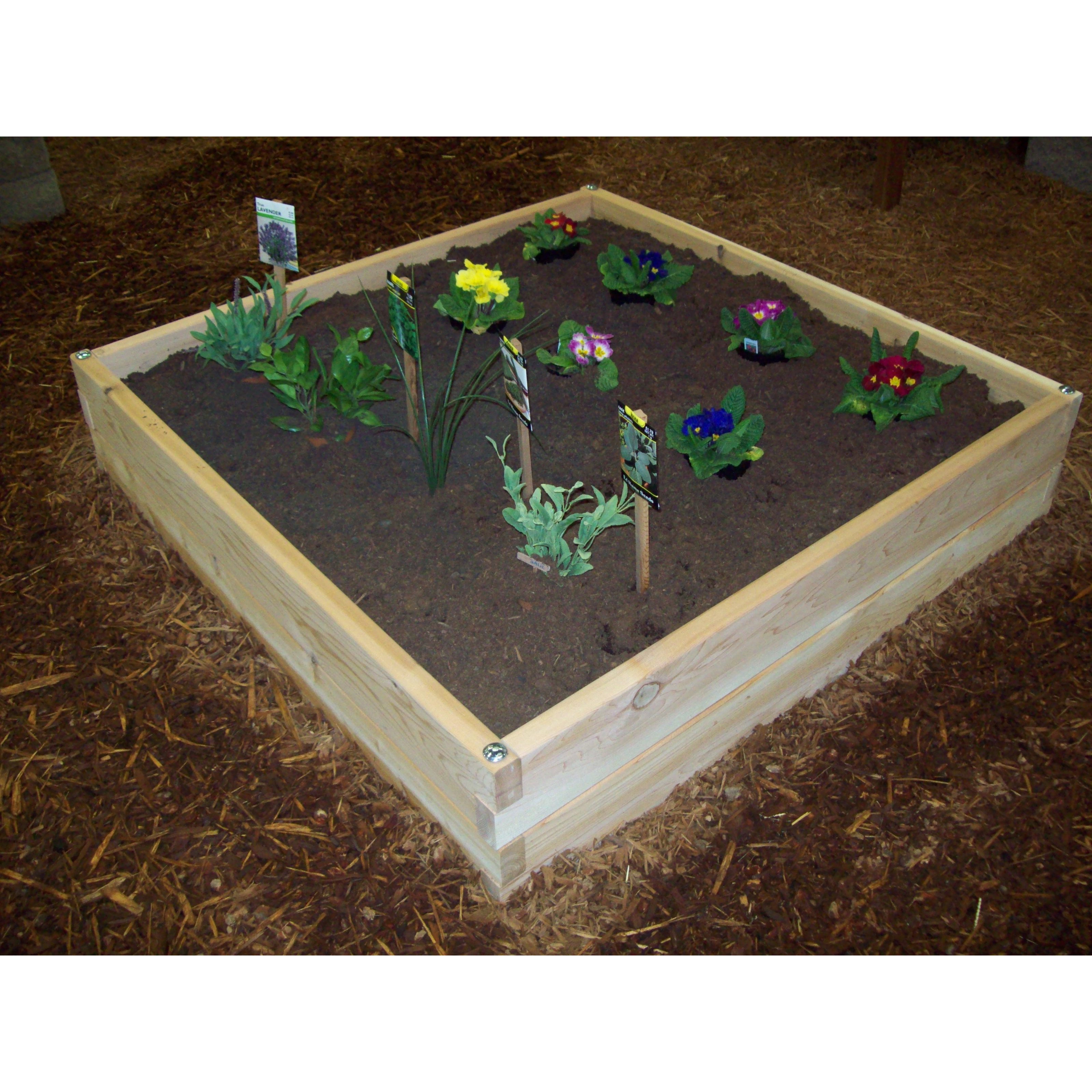 Wood Country Cedar Raised Garden Bed