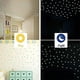 thumbnail image 4 of 100 pegatinas de pared de plástico fluorescentes noctilucentes con estrellas luminosas que brillan en la oscuridad, para decoración artística del hogar, techo (azul), 4 of 5