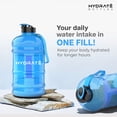 thumbnail image 5 of HYDRATE XL Jug Half Gallon Water Bottle - BPA Free, Flip Cap, Ideal for Gym - Color, 5 of 6
