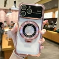 thumbnail image 1 of compatible iPhone 14 Plus MagSafe Holder Shockproof TPU Phone Case with Lens Film Cheap and fine, 1 of 4