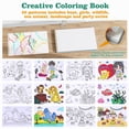 thumbnail image 3 of Juego de libros para colorear nauets, 30 patrones, 36 rotuladores, 12.2 x 8.3 pulgadas, 3 of 7