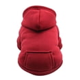 thumbnail image 2 of Puppy Pet Hooded Sweatshirt Autumn Winter Two-legged Pocket Cat Dog Clothes, 2 of 8