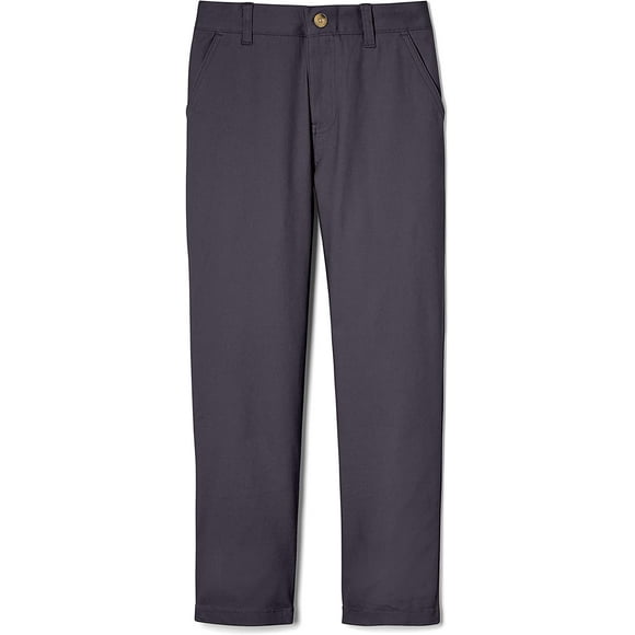 French Toast Garçons Taille Réglable Stretch Droite Ajustement Chino Pantalon Standard Husky, École Uniforme Gris, 18