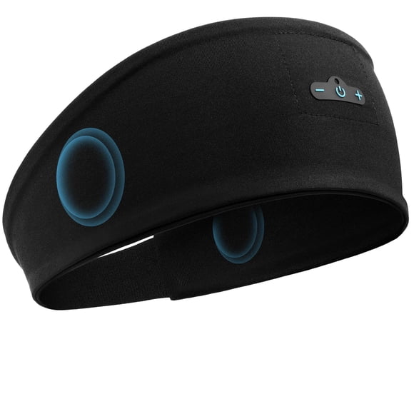Auriculares Bluetooth con diadema para dormir TOPIEI 17h Playtime negros