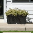 thumbnail image 5 of Veradek Pure Series Midori 31" Plastic Planter - Black, 5 of 16