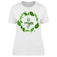 thumbnail image 1 of Go Vegan Logo T-Shirt Women -Image by Shutterstock, Female Small, 1 of 2