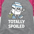 thumbnail image 3 of Instant Message - Totally Spoiled - Toddler And Youth Girls Raglan Graphic T-Shirt, 3 of 5