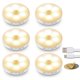 thumbnail image 1 of 6 Pack Led Lights With Motion Sensor, Rechargeable Battery Led Lights, Indoor Lighting With Adhesive Magnetic Strip For Lighting Cabinet, Staircase, K, 1 of 1