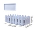 thumbnail image 3 of Hovmgk Thickened Planter Box with Fence, White Plastic Bonsai Planter for Patio Gardening, Adjustable Divider & Ventilated Design for Healthy Plant Growth, Outdoor Display & Storage, 3 of 6