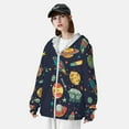 thumbnail image 5 of Gaeub Space Men's and Women's UPF 50+ Long-Sleeved Sun Protection Clothing, Fishing Shirt Long Sleeve Zip - X-Large, 5 of 9