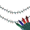 thumbnail image 3 of Northlight Mini Commercial Christmas Light Garland Set - Multi-Color - 18' Green Wire - 300ct, 3 of 3
