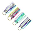 thumbnail image 1 of OULII Rhythmic Dance Ribbon 4Pcs 25Cm Colorful Random Cheerleading Bell Prop For Festival 9.8In, 1 of 8
