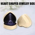 thumbnail image 1 of Vikakiooze 2022 Heart Shaped Ring Protection Box Drop Resistant Solid Color at Dressing Table, 1 of 3