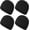 D: Black+black+black+black, variant on 4 Pieces Skull Caps Running Cycling Beanie Hats Breathable Helmet Liner Sleep Hats for Men Women