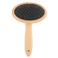 thumbnail image 5 of Cepillo de madera para mascotas, peine de aseo, cepillo removedor de pelo profesional para gatos y gatos esponjosos PerrosCabeza Redonda Pequeña, 5 of 5