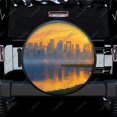 thumbnail image 1 of Housse de Pneu de Rechange Imprimée Ciel Coloré Imperméable pour Voiture Camion SUV Camping-Car Remorque Rv, 1 of 5