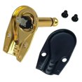thumbnail image 2 of AAOTOKK Adaptador de 90 grados 6.35 mm, chapado en oro, ángulo recto, 6.35 mm, 1/4 pulgadas, TS over, 2 of 7