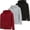 Black, Burgundy, Heather Gray, variant on Boys 3 pack zip up hoodie Fleece long sleeve essentials hoodie for boys Athletic Kids Clothes Size 4-20 (Set4 Size 14/16)
