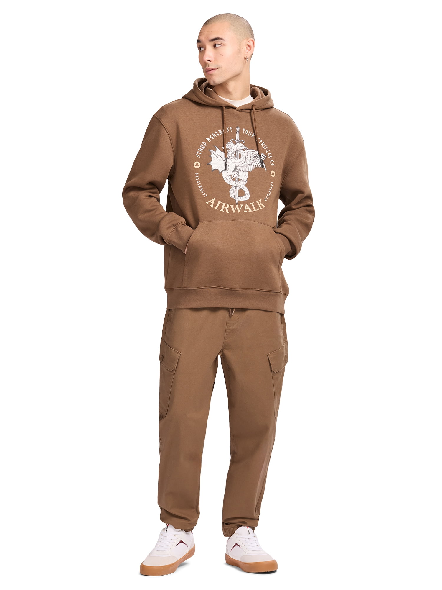 Airwalk Men's & Big Men's Fleece Pullover Hoodie, Sizes XS-3XL